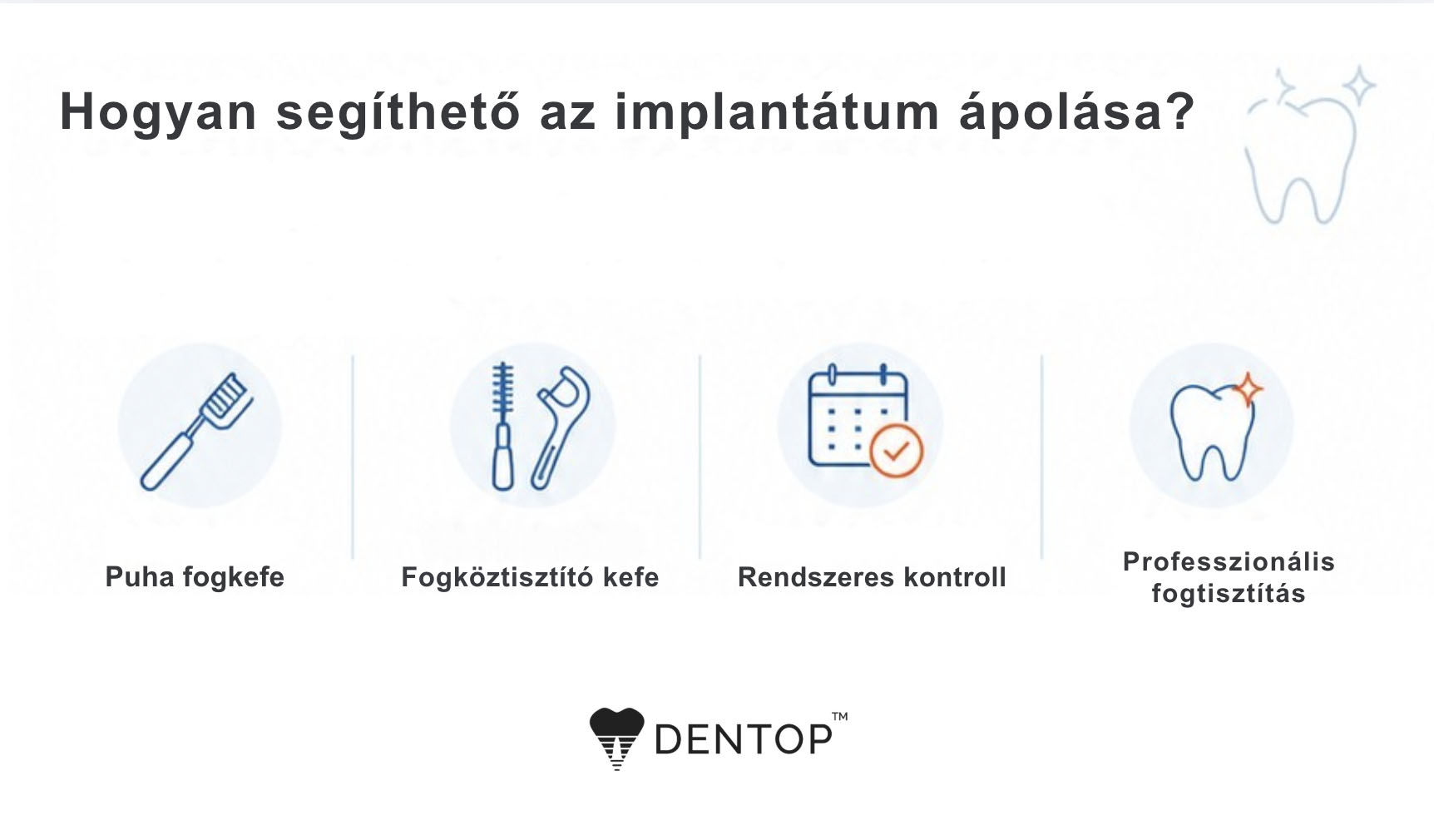 Mivel segítheti az implantátum körüli terület gyógyulását?